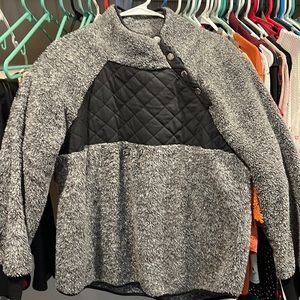 Cowl neck jacket